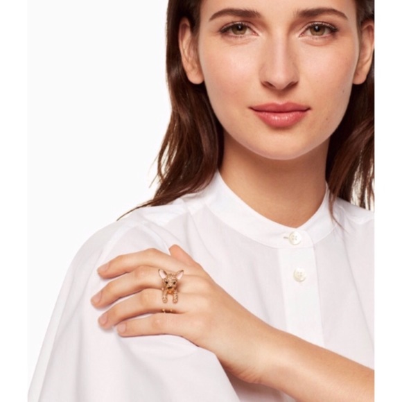 Kate Spade • Haute Stuff Chihuahua Ring - Picture 3 of 6